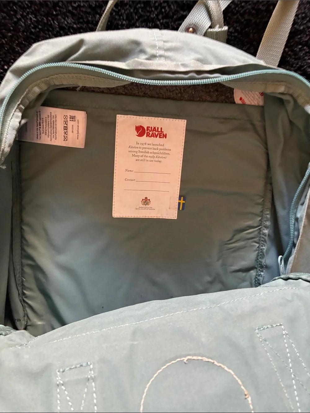 FJALLRAVEN kanken 15” Backpack - Sage Green